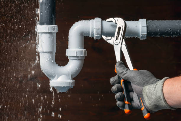Professional Drain Cleaning technician working in Foxboro, MA